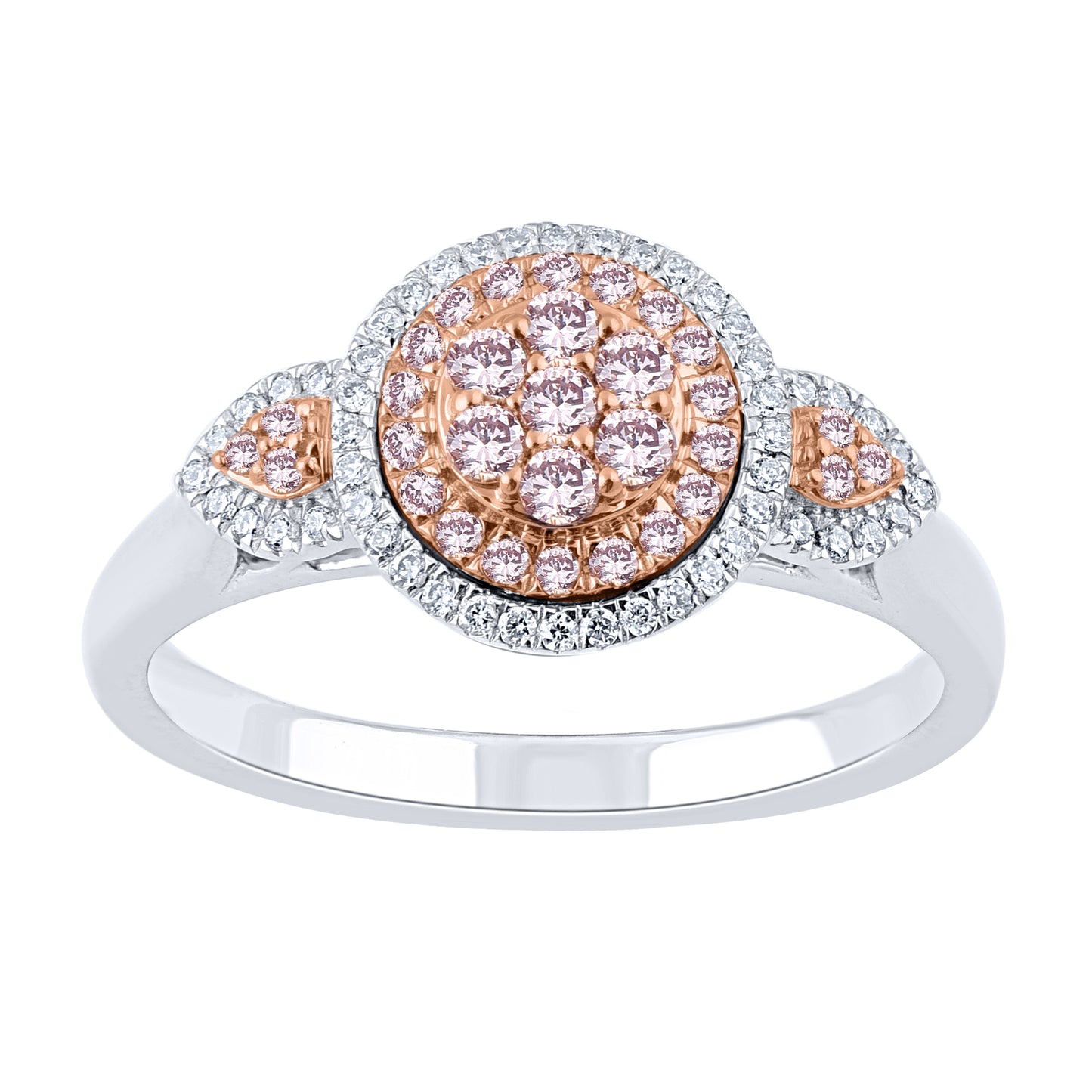 White Gold Argyle Pink Diamond Ring - "Elysian"