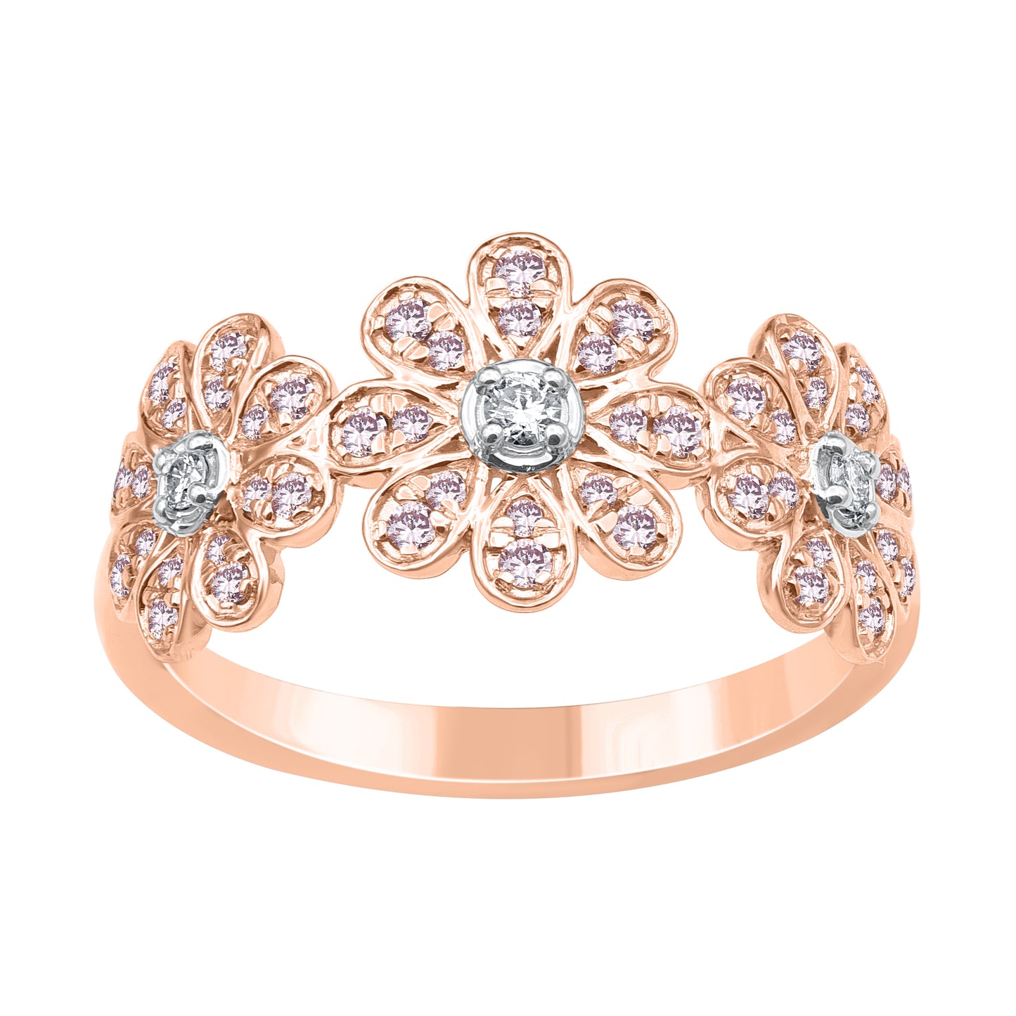 Rose Gold Argyle Pink Diamond Ring - "Aurora"