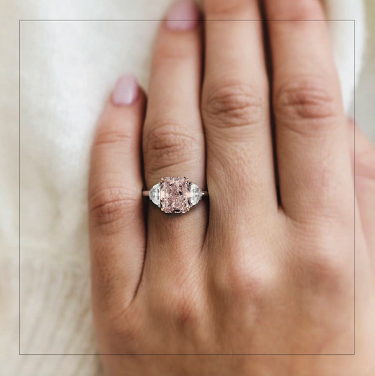 Iconic 5.03CT Blush Pink Diamond Ring